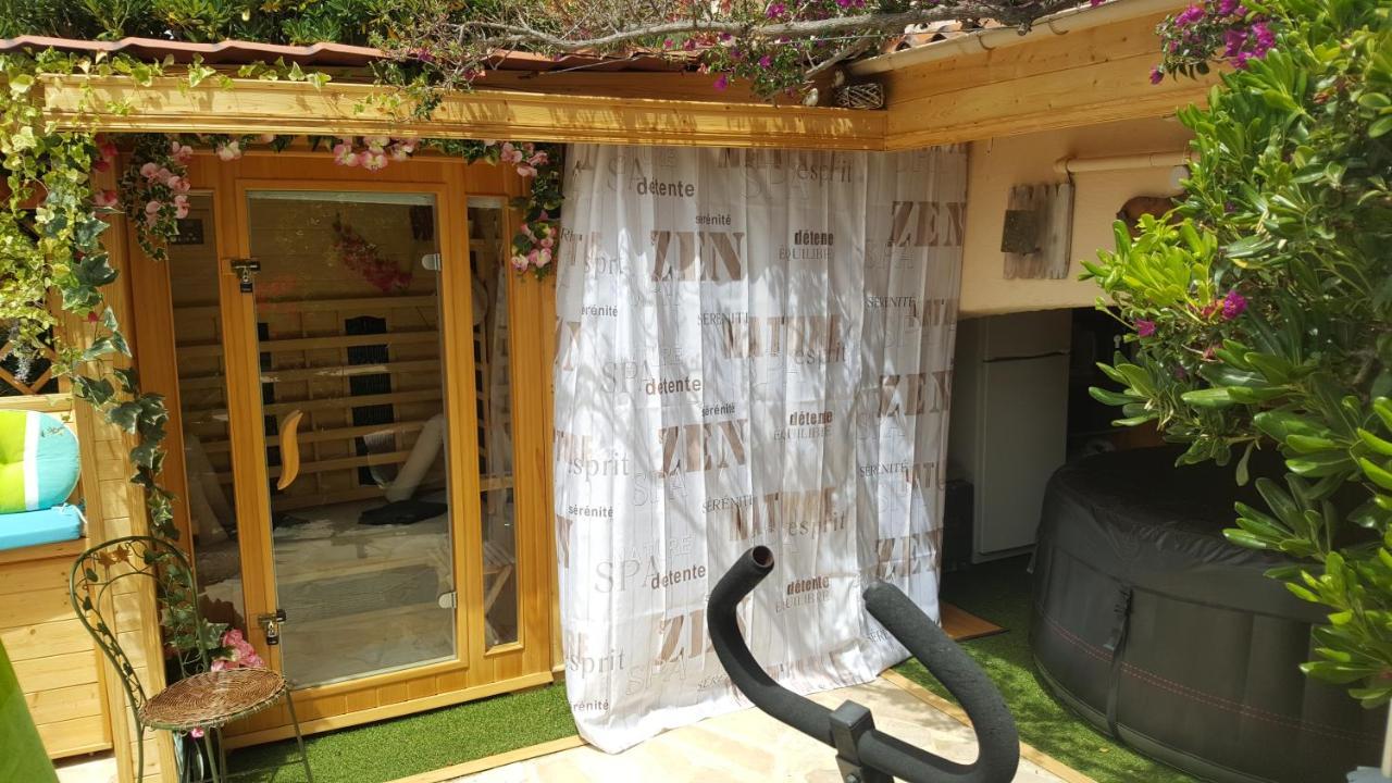 Nouveau ! Chambre D'Hote Insolite Privee " Coeurs De Pirates A Bali En Provence" Spa Sauna Massages Dans Cadre Exotique D'Amenagements Exterieurs D'Exception Ete Comme Hiver Bienvenue !!! Кавалер-сюр-Мер Экстерьер фото